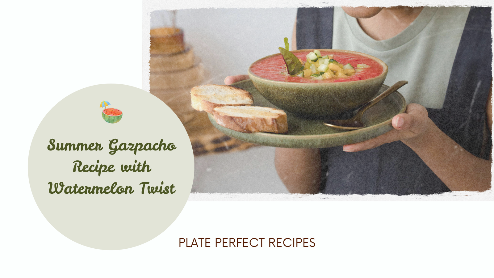 Classic Spanish Gazpacho with Tropical Twist: Watermelon Gazpacho Recipe
